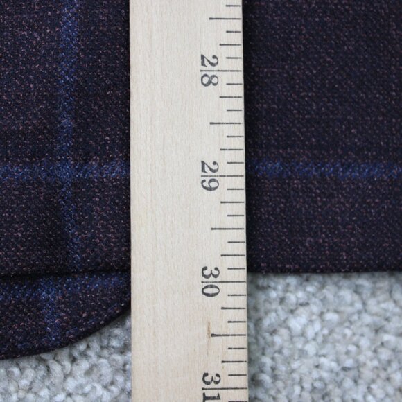 Peter Millar Blazer Mens 44R Purple (Rubi) Wool/Silk/Cashmere Sports Jacket - Picture 15 of 16